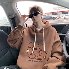 连帽卫衣男大码胖子帽衫大号运动服WY2434-P35，男装卫衣，电商A040