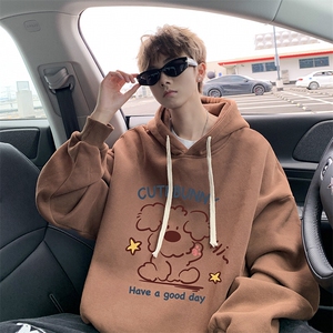 连帽卫衣男大码胖子帽衫大号运动服WY2434-P35图片