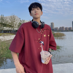 230g重磅纯棉! 夏季短袖t恤男半袖男   XT492-特P19图片