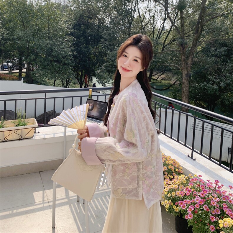 档口现货2026春秋新款女装新中式闲风衣短外套507-p160-k238,女装短外套,2C266