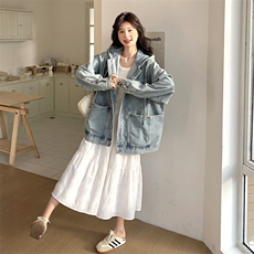 现货!【2025春秋新款】休闲版牛仔上衣外套2C037237P155K228，女装短外套，2C037