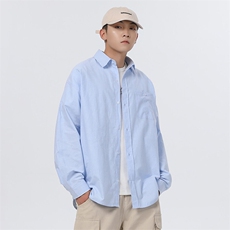 宽松重磅外套男大码港风休闲潮流衬衫C2177-P35【特价】，男装衬衫，电商A007