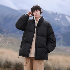 男女同款90白鸭绒冬季保暖立领纯色羽绒服外套二开Y3637P220，男装羽绒服，星座309（原A406）