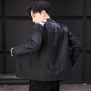 衬衣男韩版帅气2021新款长袖休闲宽松工装男士衬衫外套JK163-P50图片
