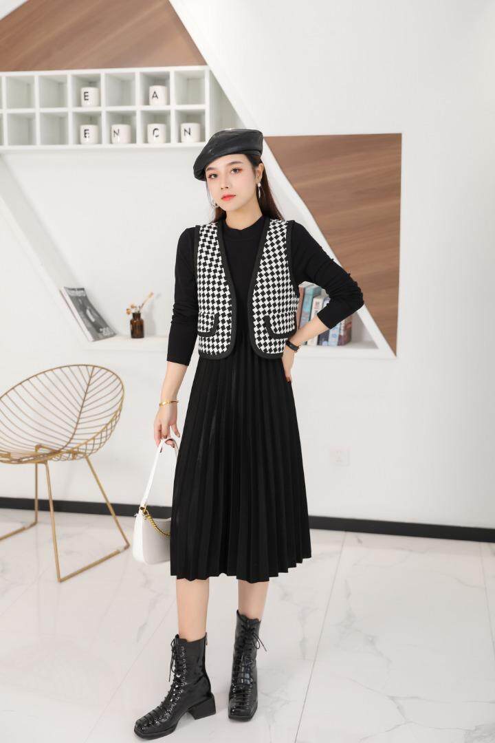 马夹套裙，女装马甲，湘怡服饰