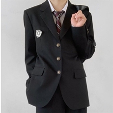 精品日系制服春秋季长款藏蓝色西服外套男士学生上衣西装西裤痞帅，男装西服，星座506A