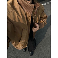 美式飞行夹克男痞帅立领短款男士外套棒球服潮1001-1-J622-P60，男装夹克，星座1001-1