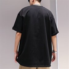 网络图现货款美式重磅字母钢印扎染圆领新款半袖体恤JD515-P28，男装T恤，星座715-7