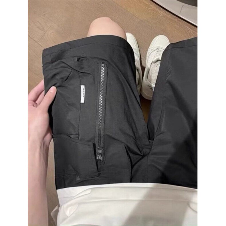 夏天多巴胺穿搭美式黄色休闲短裤气质原宿潮流流行简约百搭 D50图片