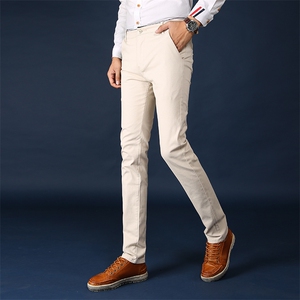 C986-P28现货款 主推纯棉休闲裤夏秋季大码韩版修身男小脚长裤图片