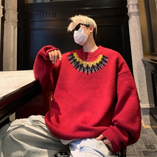 高质量！秋冬季半高领毛衣男士加绒加厚线衣针织衫男DMY546-特P38，男装针织衫/毛衣，电商B371