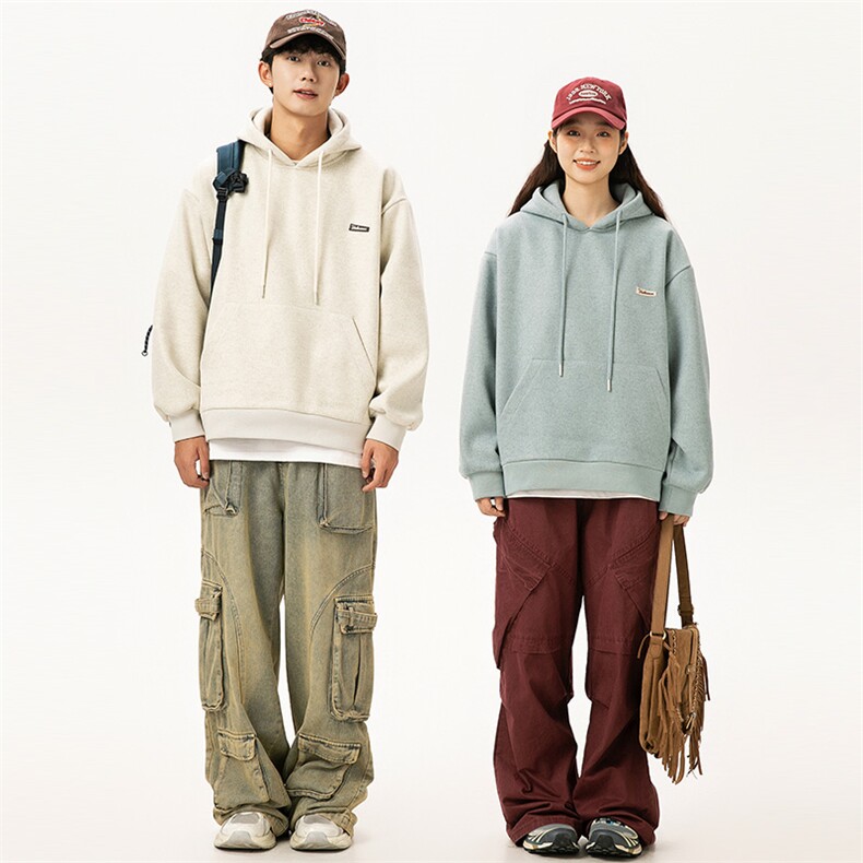 2025秋季新款男装日系潮牌宽松卫衣连帽休闲外套WY590-F88,女装短外套,电商A101（原外27）