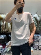新款春装短袖T恤欧款内搭宽松打底，女装T恤，L·H·X
