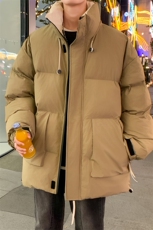 M2360-P105L-9XL冬季oversize大码面包服立领宽松棉衣外套，男装棉衣，星座109
