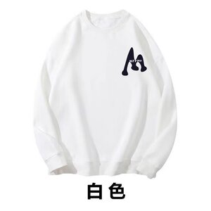 350g潮牌圆领宽松情侣长袖打底衫上衣服束口T恤卫衣Y66-P38网图图片