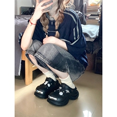 【网图有货】水洗破洞复古牛仔短裤男女宽松七分裤D622CC-特P40，男装牛仔裤，星座1007（原301D）