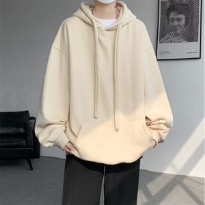 8XL-M加绒连帽卫衣加厚大码美式重磅硬挺上衣外套秋冬WY9101/P60图片