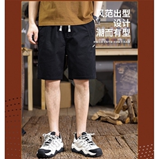 大码夏季薄款纯棉潮牌工装短裤男宽松新款男士中裤运动休闲五分裤，男装牛仔裤，星座1210-1