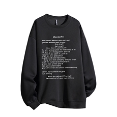 得物供货、复合重磅420克现货圆领卫衣宽松HD019-1-HMY295-P35，男装卫衣，电商019-1