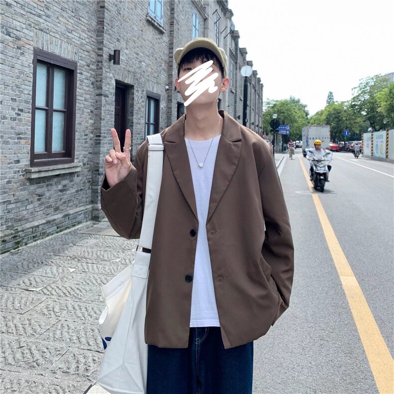 2024春秋季外套男新款韩版高品质休闲西服西装AX39-P47,男装西服,星座1109-3