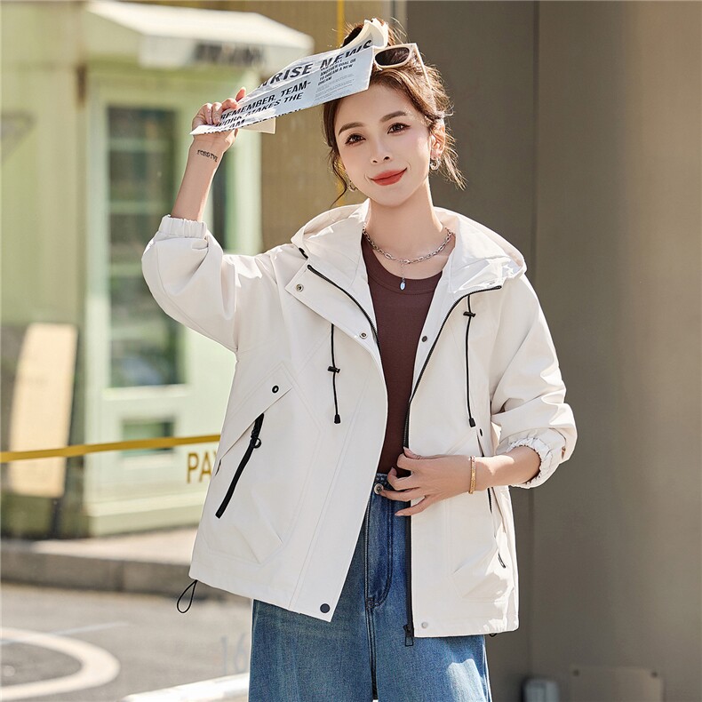 现货！现货！2026年春秋新款休闲宽松减龄短款外套女，女装短外套，以桐