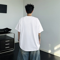 夏季新款圆领短袖T恤男款潮流宽松休闲百搭上衣，男装T恤，星座410-7