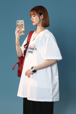 XZ213-19D113-P25控38港风大码创意印花宽松透气圆领短袖T恤，男装T恤，星座213