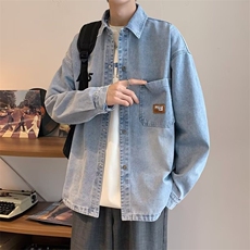 k101-P50牛仔外套春秋季新款，男装工装外套，电商B323A