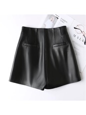 A字版宽松高腰显瘦休闲小短裤，女装短裤/热裤，禾雯电商供货