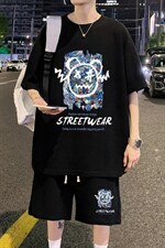！2024夏季潮牌男士华夫格短袖T恤百搭圆领一套HTZ15P50，男装T恤，电商B220