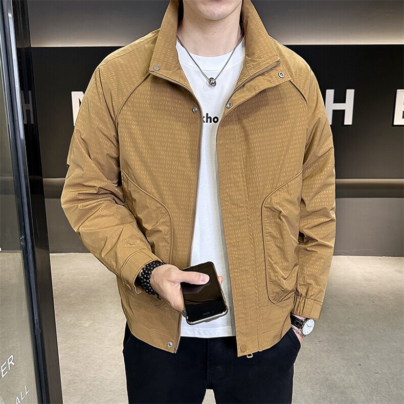 抖音立领休闲百搭外套男装夹克C317-7066-P110,男装夹克,电商C317