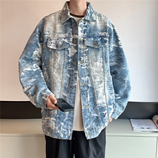 XZ-221-1/JK2311/特P68高品质潮牌情侣牛仔夹克外套，男装工装外套，星座221-1
