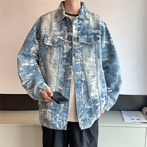 XZ-221-1/JK2311/特P68 高品质潮牌情侣牛仔夹克外套图片