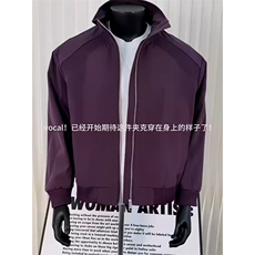 高品质春装新款老钱风美式高街解构立领棒球服飞行夹克潮休闲外套，男装夹克，电商A486-1