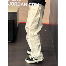 米白色速干工装裤男夏季美式vibe裤子高街直筒休闲裤KZ66WW-P45，男装休闲裤，星座1007（原301D）