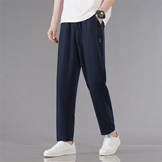 2025新款100D长裤运动休闲裤弹力速干裤子低价跑量A086-8022-P28，男装休闲裤，电商A068