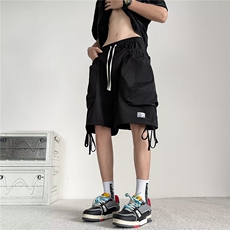五分裤男女韩版潮流大口袋帅气百搭2025夏季ins短裤K6287-P29，男装牛仔裤，星座412-3