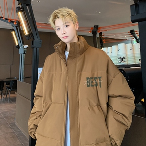 ！2025秋冬新款男士立领棉衣印花百搭棉服外套MY301特P55图片