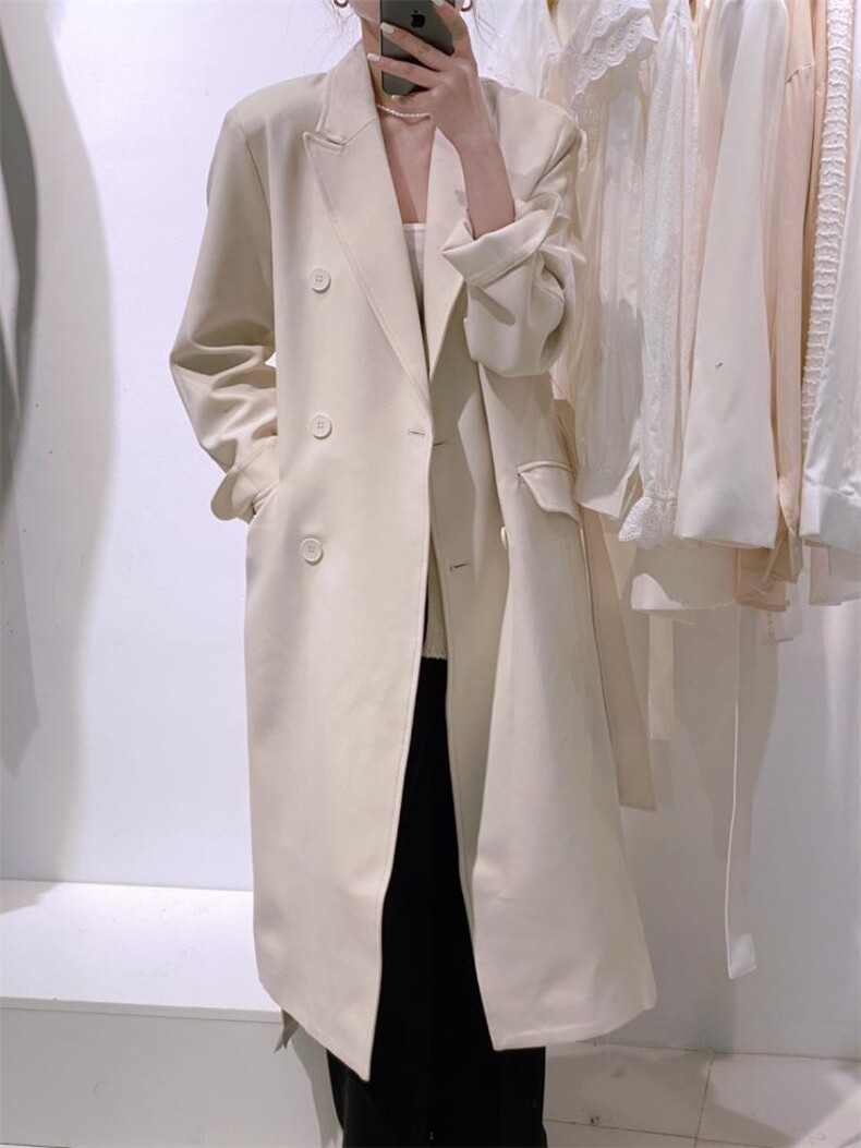 西装风衣外套，女装西装，驿谷