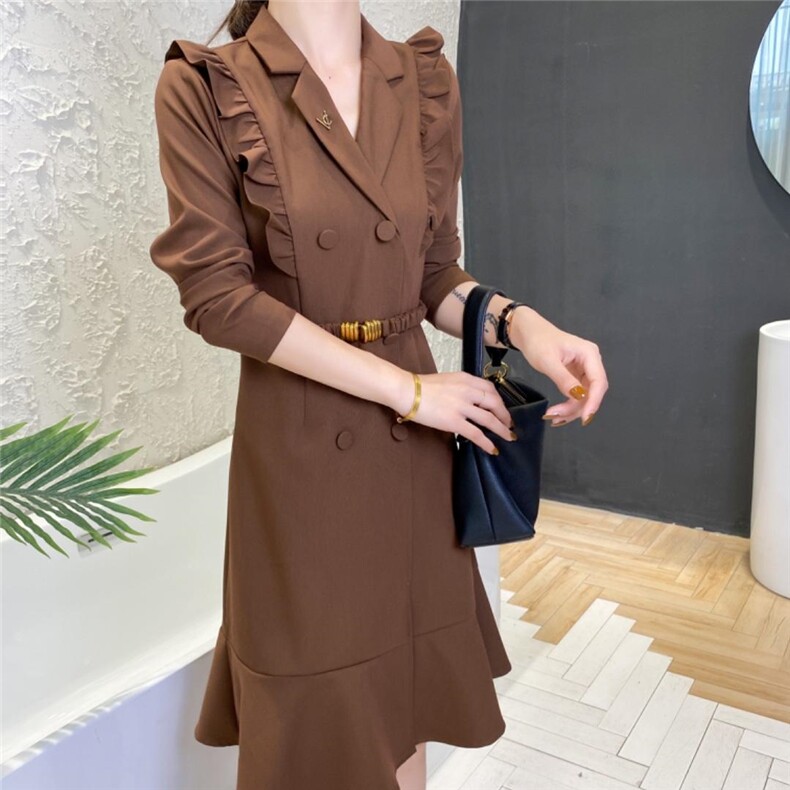 现货秋装连衣裙，女装连衣裙，锦豪达