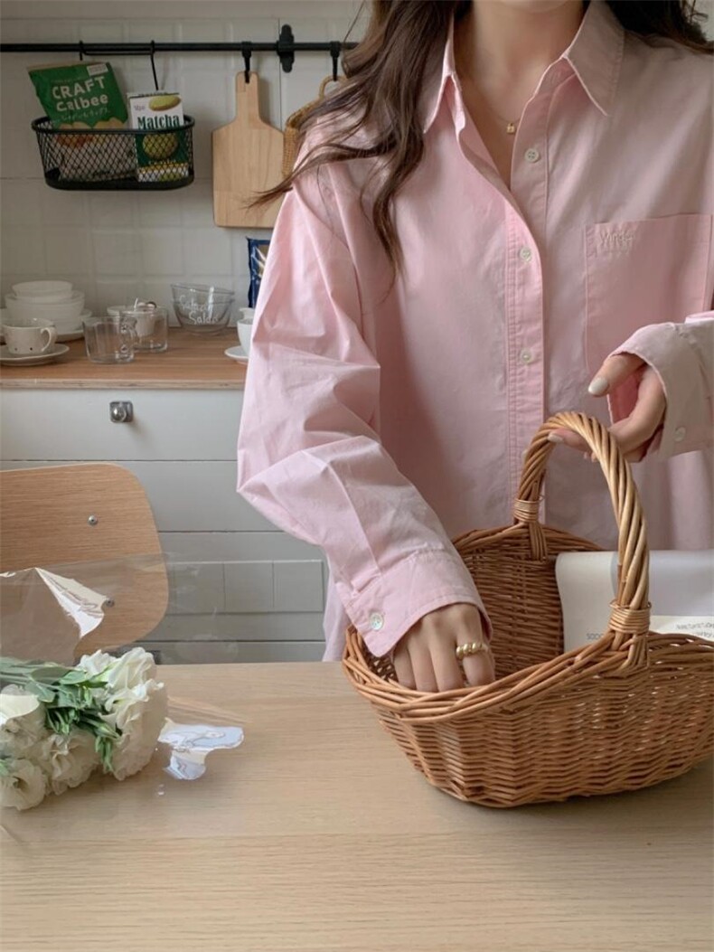 【现货】糖果色韩版宽松衬衣，其它，DAP