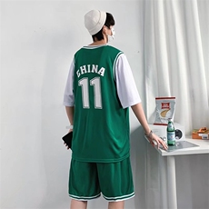 男篮球服11号套装潮流运动套装Z3P29，男装休闲套装，星座1116-2