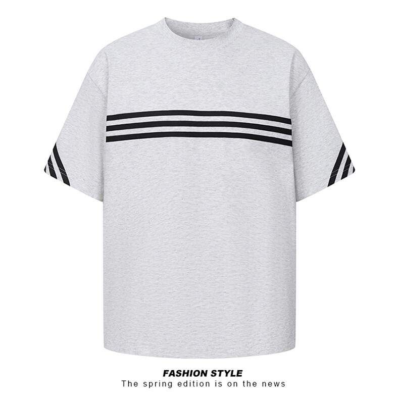 2026新款三条杠短袖T恤A158-T2604-P25，男装T恤，电商A158