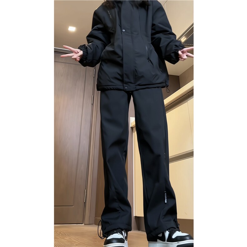 抖音品质冬季机能防水冲锋裤K23521-p50控69加绒K23521JR-p60控79,男装休闲裤,电商B315
