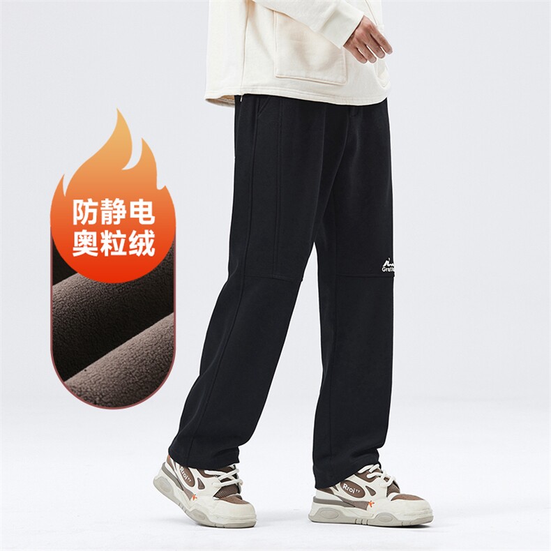 A178-1DY588AP75奥粒绒秋冬季美式休闲针织卫裤,男装休闲裤,电商A178-1