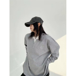 ZL317-P60新款卫衣港风潮流帅气百搭宽松简约卫衣男女同款图片