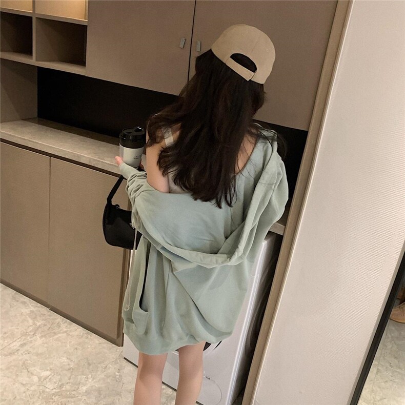 86132ro宽松卫衣开衫，女装卫衣/绒衫，XTZ style