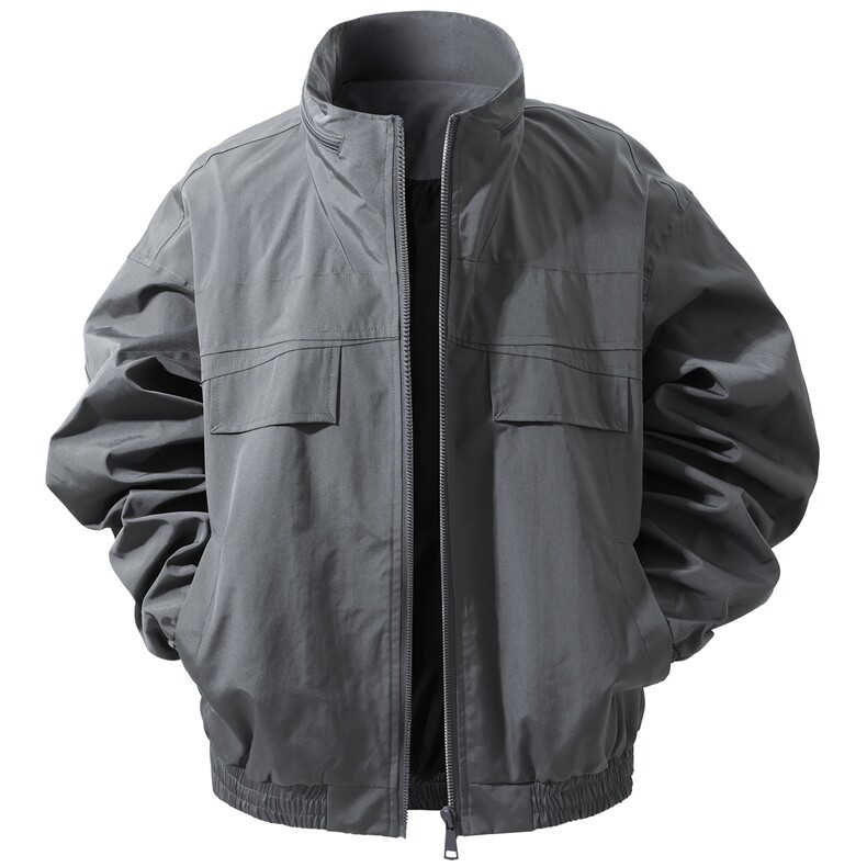 JK009立体白底春季工装美式游骑兵夹克聚酯纤维(M-5XL)TP55,男装夹克,电商A088