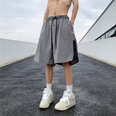 2025港风冰丝短裤男大码男士中码男潮流五分裤男DK8796P25控38，男装牛仔裤，星座227-7