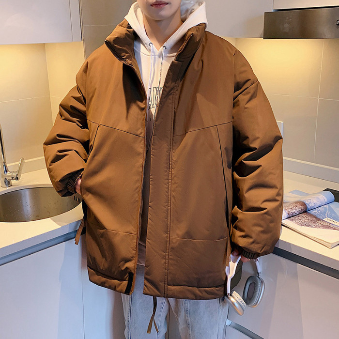 港风外景立领棉衣服男冬新款棉衣外套加厚棉袄羽绒服MY8808-P85，男装棉衣，星座205-1